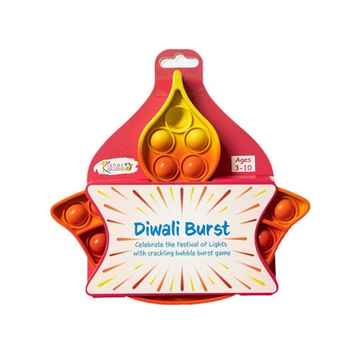 Diwali Burst Fidget Toy - Kulture Khazana, Sensory Toy for Diwali & Indian Festival Gifting & Party Favors, Ages 3+