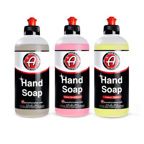 Adam's Polishes Hand Soap - All Purpose Liquid Soap For Home, Kitchen, Bathroom & Garage | Scented Hand Wash Cleaners | Cleans Car Wash Soap, Car Wax & Car Detailing Chemicals Cleaning Supplies