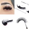 Laflare 3D False Eyelashes Russian volume Strip Lashes | Fluffy, Wispy, Lightweight | Faux Mink Eyelashes Extension C Curl Wispy Handmade Soft Reusable 3 Packs Value Combo. (FCM03X3C)