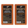 Woody's 2-in-1 Shower Bar, Shampoo & Body Wash for Men, All Skin & Hair Types, 8 Fl Oz (2 Pack)