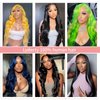 Anderah Body Wave Lace Front Wigs Human Hair 13x6 HD Lace Glueless Human Hair Wig Pre Plucked Natural Hairline Brazilian Human Virgin Hair Long Black Body Wave Wig for Black Women 180% Density 26Inch