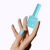 CANNI Pastel Blue Gel Nail Polish, 1Pcs Light Blue Gel Polish Baby Blue Dark Color Nail Polish Gel High Gloss Soak Off U V Gel Nail French Nail Manicure Salon DIY