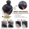13x6 Lace Front Wigs Human Hair, 22 Inch Transparent Hd Lace Front Wigs Human Hair Pre Plucked, Glueless Body Wave Frontal Wigs Human Hair Hd Lace With Baby Hair, Bleached Knots