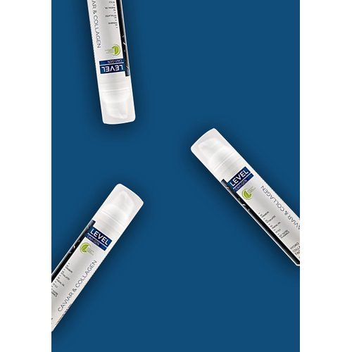 LEVEL CAVI-GEN Hydro Collagen Face Serum 100 ml Enriched With Caviar Extract & Vitamin C - Anti Aging