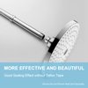 OFFO Shower Head Extension Arm, Shower Arm Extension Shower Head Extender Made of 304 Stainless Steel Shower Pipe Extension, Chrome 6 Inches