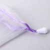 Pokinge 50 PCS Face Cleansing Tool Foaming Net Hand Soap Foaming Net Cleansing Soap Net Foam Net Bag Bath Products Colorful Ribbon