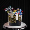 Hero Themed Birthday Party Supplies, Superhero Birthday Decorations, Boys' Birthday Cake Decorations, Superhero Birthday Cake Decorations, Used To Celebrate Hero Themed Birthday Parties