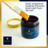 Barnabas Blattgold: Gilding Adhesive and Sealer Set - Gold Leaf Gilding Adhesive (60ml) & Gold Leaf Sealer (High Gloss, 60ml) for Gold Foil Sheets, Gold Leaf Sheets for Art, Gold Leaf Plating