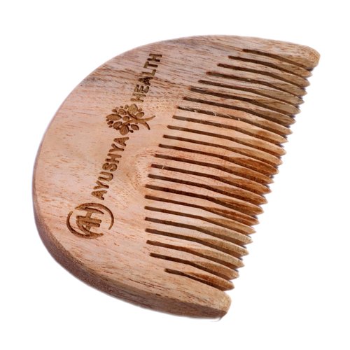 Handmade 100% Natural Neem Wood Labor and Delivery Comb for Women - Birthing Essentials for Pain Relief (Pack of 1)