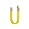 NFHK Yellow USB4 Extension Cable Slim Flat Male to Female 40Gbps with 100W Charging and 8K@60Hz