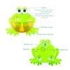 Wentoyce Frog Bubble Maker for Bath, Foam Blower Bubbling Making Machine, Nursery Rhyme Musical Bathtub Toy for Baby Kids Happy Tub Time