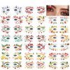 20 Sheets Glitter Fairy Makeup Tattoo Kit, Accessories For Women Christmas Mackup Temporary Tattoos Stickers For Eyes Princess Rave Party Favors Gifts