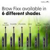 Nabila K - Brow Fixx Tint & Shaper - Eyebrow Gel - Eyebrow Tint - Brow Gel - Brow Tint - Eyebrow Cosmetics - Beauty Products - Makeup - Waterproof - Brush Ball - Travel Size - Dark Brunette - 0.11 oz