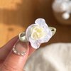 Generic 30 PCS Small White Flower Hair Clips Cute Floral Small Hair Pins Decorative Sweet Hair Barrettes for Women Girl Wedding Bridal Hair Accessories Daily Use Mini Hair Pins