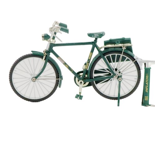 Pokinge 1Pcs Retro Metal Bicycle Model Simulation Miniature Bicycle Model Vintage Alloy Mountain Bike Home Decoration Desktop Ornament Gifts