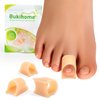 Bukihome Hammer Toe Straightener - 6 Pack Toe Splints - Soft Gel Hammer Toe Cushion - Realign Bent, Curled, Crooked, Claw, Hammer Toes - Toe Corrector for Men and Women, 3 Different Sizes