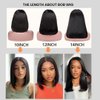 ALHER Short Bob Wig Small Cap Lace Front Wigs Human Hair Pre Plucked Straight, 13X4 Transparent Frontal Wigs 180% Density 14 Inch