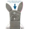 Cate & Levi - Dog Toy Water Bottle Cruncher - No Squeaker Quiet - Bottle Cover Dog Toy – Durable (Bunny)