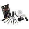 Scary Skeleton Makeup Kit By Bloody Mary - Professional Special Effects Face Makeup Supplies - FX Foundation, Black Blood Lipstick, Eye Shadow, Crayons, Brushes, Blood, Sponge & Case.