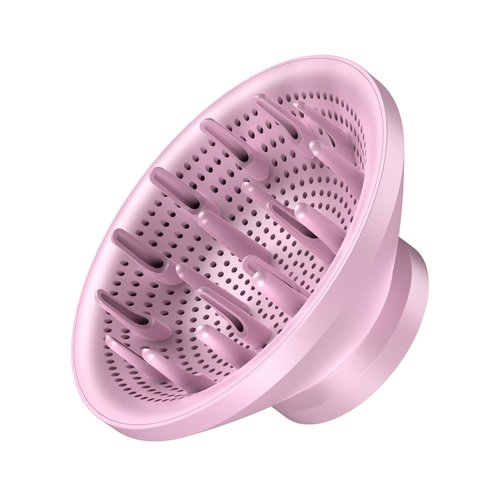 SKYMOON Hair Dryer Diffuser, Magnetic Hairdryer Diffuser Attachment for Curl Definition and Volumizing Styling, Rose Pink