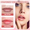 QIUFSSE 2 PCS Hydrating Clear Lip Oil Jelly Honey Lip Gloss Korean Big Brush Lip Oil Gloss Long-lasting Nourishing Lip Oils Plumping Lip Gloss Fresh Texture Clear Lip Gloss Lip Makeup