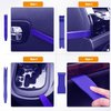 GOOACC 6PCS Auto Trim Removal Tool Kit No-Scratch Tool Kit for Car Audio Dash Window Molding Fastener Remover Tool Kit-Blue