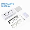 Tanlys 2 Pack Blue Light Blocking Glasses for Computer Eye Strain [Dry Eye & Sour Eye], Anti UV Reduce Headache Classic Bluelight Blocker Glasses Men Women