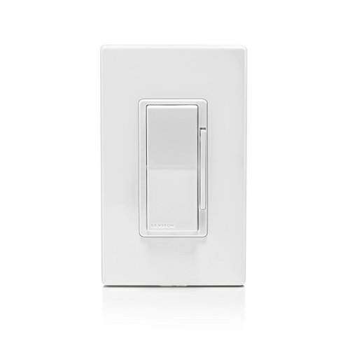Leviton Decora Digital Dimmer Switch for Dimmable LED, Halogen and Incandescent Bulbs, DDL06-1LZ, White