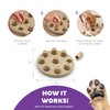 Outward Hound Nina Ottosson Dog Smart Dog Puzzle Interactive Treat Puzzle Dog Enrichment Dog Toy, Level 1 Beginner, Tan, Composite