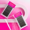 TDANCE Lash Spikes Matte Black 5D Spikes Lash Extensions Natural Look 5D Flower Eyelash Extensions for Professional Use(5D-Flower,D-0.07,8-15mm)