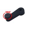 ASTAMOTOR 775-5201 Window Crank Handle Fit For Select Freightliner Models, Black, 1 Pack