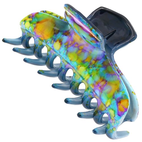 Camila Paris CP3311 French Hair Clip for Women Thick Hair for Long Curly Wavy Hair, Multicolor Girls Hair Claw Clips Fashion Styling Hair Accessories for Women, Strong Hold No Slip Grip Made in France