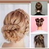 TUUXI 10pcs Spiral Hair Pins 2 Inch Rose Gold Metal Screw Hair Pins Fast Bun Spiral Bobby Pins Hair Accessories for Hair Style