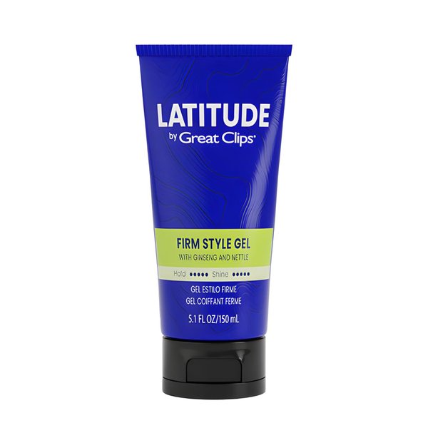 GREAT CLIPS LATITUDE Firm Style Gel | Hair Gel for Men | High Hold + High Shine | 5.1oz