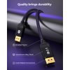 Silkland DisplayPort 2.1 Cable 3.3FT [VESA Certified], DP 2.0 Cable [16K@60Hz,8K@120Hz, 4K@240Hz, 2K@360Hz] 40Gbps HDR, HDCP DSC 1.2a, Compatible FreeSync G-Sync Gaming Monitor 4090 7900XTX