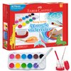 Faber-Castell Young Artist Learn to Watercolor - Watercolor Paint Set for Kids Ages 5+, Kid-friendly and Washable Watercolor Paint (Packaging May Vary)