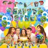 Gone Fishing Party Supplies Set Includes Fishing Banner, Paper Garlands, Cupcake & Cake Topper, Balloons, Fishing Theme Party for Kids Teens Adults Birthday Party Decorations