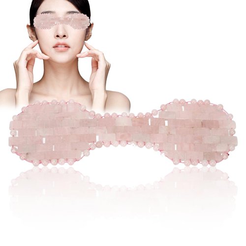 HURRISE Jadestone Eye Pad,Jade Eye Mask,Stone Patch Massage Sleep Eye Pad Jadestone Eye Patch Relaxation, Jadestone Eye Patch Fitting Comfort Eye Covers for Men Women