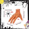 rookea Wednesday Addams Family Thing Hand, Thing Hand Halloween Fake Hand Props Addams Hand Realistic Crawling Hand Halloween Scary Costume Props for Halloween Party Decorations