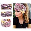 Generic Women's Paisley Print Hair Headbands, Soft & Comfortable, Curly Hair Friendly