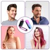 Travel Hair Brush with Mirror,2 Pack Folding Hair Brush Travel Size Hair Massage Comb Compact Hair Brush Foldable Pocket Hairbrush for Women and Men, Hair Styling Tools (Pink & Gradient)