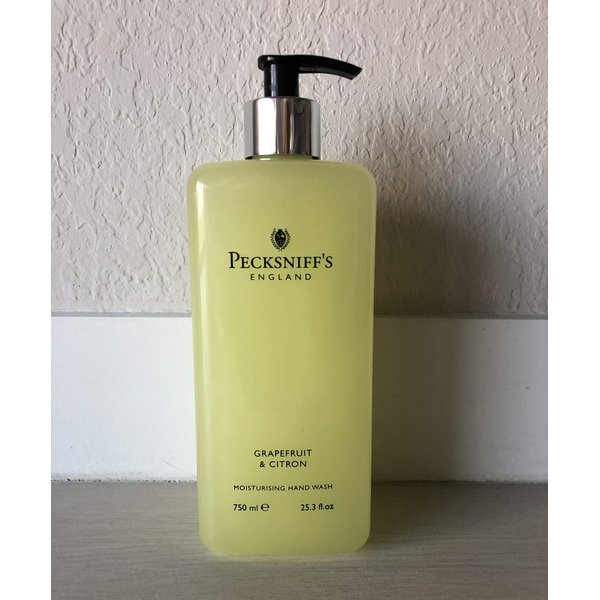 Pecksniff's England Limited Edition GRAPEFRUIT & CITRON Moisturising Hand Wash, 750 ml / 25.3 fl.oz