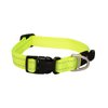 Reflective Dog Collar for Medium Dogs, Adjustable from 12-17 inches, Yellow