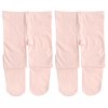Dancina Ballet Dance Tights Footed for Teens [Sticker XL] Women's Size S/M Ballet Pink x2