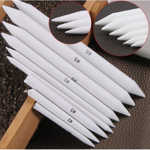 Heshengping - Blending Stump, 15 Pack has Art Eraser Extender Sandpaper, Paper Blending Stumps for Drawing Shading Pencils for Sketching, Blending Pencil, Blending Sticks for Student Artist