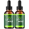 (2 Pack) Lipomax Drops, Official Lipomax Made with Pink Salt, Advanced Health & Wellness Liquid Supplement, Maximum Strength Vitamin Drops for Women and Men with All Natural Ingredients (60 Servings)