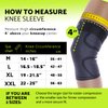GARNO Knee Brace For Knee Pain, Compression Sleeve with Strap for Patella and IT Band Support; Relief for Arthritis, Meniscus, ACL; Men & Women; Running, Workout, Weightlifting (Medium)