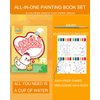 Gibaniza Paint with Water Coloring Book - Cartoon Animals Coloring Books with Brush for Ages 4-8 - Arts and Crafts for Drawing Activity Books Art Supplies