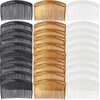 TIHOOD 42PCS Plastic Hair Side Combs French Twist Comb with 23 Teeth Fine Hair Clips Decorative Hair Combs for Women