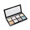BYS Highlight Palette 8 Shades - Highlighting Powder Palette, Strobe Palette, Glam, Glow, Shimmer, Illuminate Makeup, enhance skin complexion intensify glow face eyes body makeup palette
